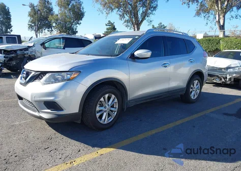 2015 Nissan Rogue Sv z USA, uszkodzony, nr VIN KNMAT2MVXFP570584